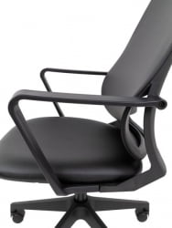 Кресло руководителя Chairman 545 экокожа Черный