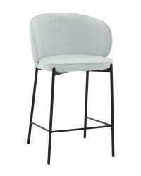 Стул полубарный Тисдейл букле светло-голубой