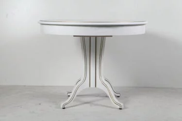 Стол обеденный Орион-5 (d1000) тон 1 с золотой патиной