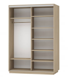 Шкаф-купе двухдверный Экспресс Дуо 1600х2400h Улица/Дуб сонома