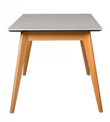 Стол раскладной Лунд 140-180 БУК-Мрамор Бьянко