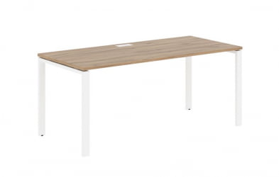 Стол письменный EDIS EUST 1780 Дуб Денвер светлый Белый