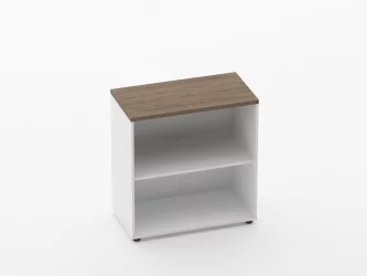 Шкаф 1 широкий открытый Дека 10.08.101 Дуб Верцаска/Белый / Deka