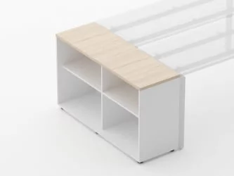 Тумба открытая Deka 9.01.125 Туя/Белый