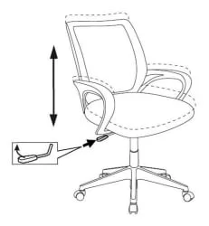 Кресло детское Бюрократ BUROKIDS 1 W-MONSTER