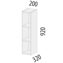 Шкаф кухонный открытый Бостон 104.37