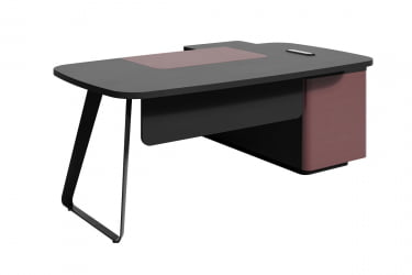 Стол с тумбой левый 2000х1700 ДРВ501СКС.Г3388 / DRV501SX.G3388