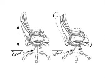 Кресло руководителя Бюрократ T-9950LT/BLACK