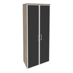 Шкаф высокий широкий ОНИКС О.СТ-1.10Р блаcк Тиквуд Темный / ONIX O.ST-1.10R black