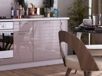 Кухонный гарнитур Анастасия №8 Белый Капучино