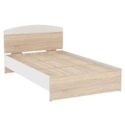 Кровать Алиса(L30)1247х903х2063(ДСС-Белый)