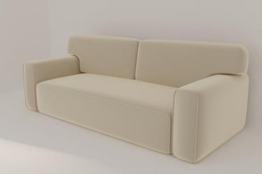 Зеленый диван Сандвик (Berhouse) Цвет фасада: Азур рогожка; Тип: Прямой; Материал фасада: Микророгожка