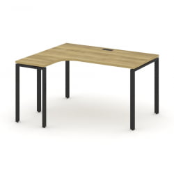 Стол эргономичный левый CONCEPT CN.SA-001(L) Дуб Винченцо Черный