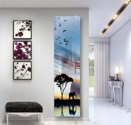 Поворотный зеркальный шкаф Драйв Шелф Арт (правый) Беленый дуб