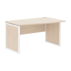 Стол письменный правый КСТЕН-КП КСКПCТ 149 Р Бук Тиара Белый / XTEN-QP XQPCT R