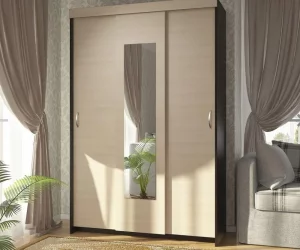 Бельевой шкаф Комфорт 9-М Ясень шимо светлый