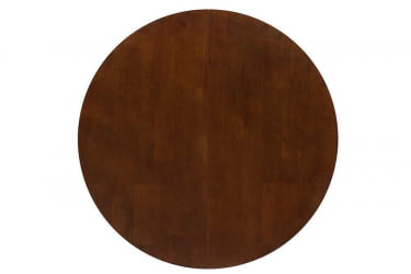 Стол деревянный Cairo / Каир (CT4260) дерево гевея, 100(133)х100х75см, Античный белый/Темный Дуб