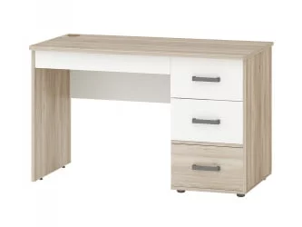 Стол компьютерный Эверест 500.15 Дуб Кронберг/Белый шпон