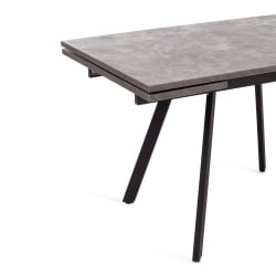 Стол VIGO ЛДСП/HPL/металл, 120 x 80 x 30 х 30 х 75 см, Черная сосна/черный