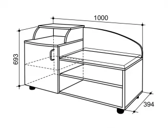Тумба для обуви Хит Венге