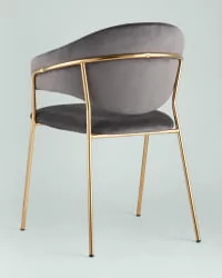 Стул мягкий Эвита Серый