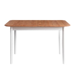 Стол Соната Люкс раздвижной/Sonata Lux extension table массив сосны, антик/белый, 120-(150)х75х73 см