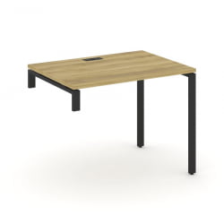 Стол надставка на опорную тумбу CONCEPT CN.OSN-001 Дуб Винченцо Черный