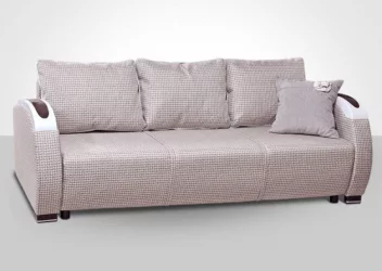 Диван на ножках Европа-2 каролина блэк микровелюр кожа 24-1 эйвон 270[