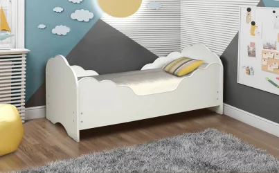 Кровать детская Малышка №5 600*1400 Дуб молочный