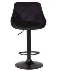 Стул барный DOBRIN LOGAN BLACK (черный велюр (MJ9-101)) 2 шт
