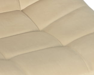 Стул барный DOBRIN TAILOR WHITE (бежевый велюр (MJ9-10))