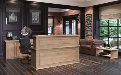 Стойка ресепшен RMS 090 Орех Даллас