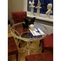 Маленький обеденный стол Ривьера круглый d-800мм h-750мм цвет №7