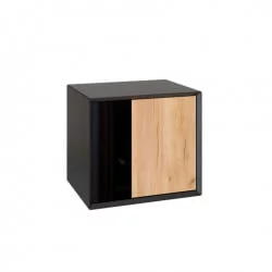 Модульный шкаф Неаполь ЛД 134.060.000 Черный Дуб Золотой