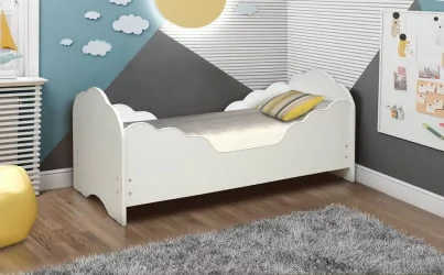 Детская кровать для мальчика Малышка №5 700*1400 Дуб млечный