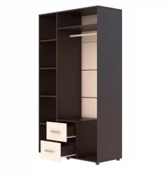 Бельевой шкаф ШК-019 Ясень шимо светлый