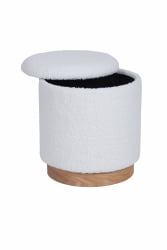 Пуф с ящиком Долли S тедди Белый