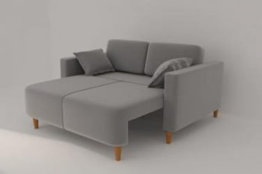 Диван прямой Ультра (Berhouse) Цвет фасада: Азур велюр; Тип: Прямой; Материал фасада: Металл/Велюр