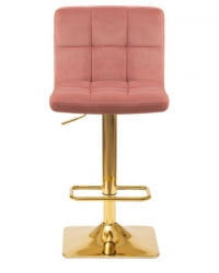 Стул барный DOBRIN GOLDIE (пудрово-розовый велюр (MJ9-32)) 2 шт