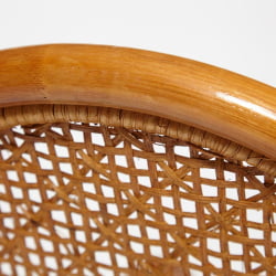 Кресло-качалка MILANO (разборная) / без подушки / ротанг top quality, 58x136x103 см, Cognac (коньяк)