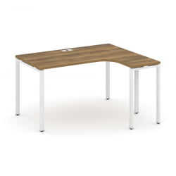 Стол эргономичный правый CОНCЕПТ CН.СА-001(Р) Сандал Янтарный Белый / CONCEPT CN.SA-001(R)