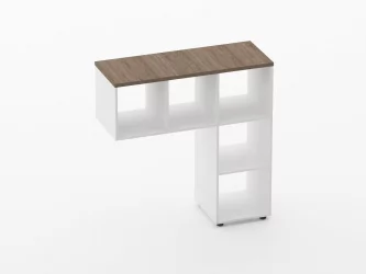 Стеллаж к столу Deka 9.07.11 Дуб Верцаска/Белый