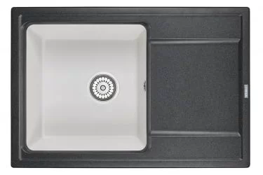 Кухонная мойка HIBRID HI-74 Черный-арктик