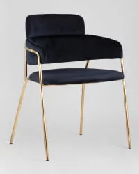 Стул Полин Темно-синий