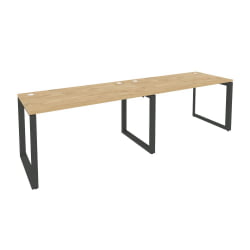 Рабочая станция на О-образном м/к ONIX O.MO-RS-2.3.7 Тиквуд Светлый/Антрацит