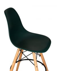 Стул барный DOBRIN DSW BAR (ножки светлый бук, цвет темно-зеленый (G-13)) 2 шт