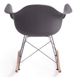 Кресло CINDY (mod. C1025A) пластик/металл/дерево, 65 х 61 х 74 см, серый 024 /натуральный