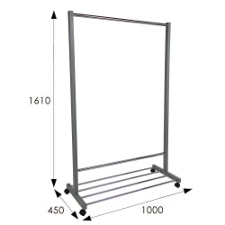 Вешалка общественная В 35Н Серый