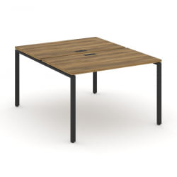 Рабочая станция двухсторонняя на 2 места CONCEPT CN.DRS-002 Сандал Янтарный Черный