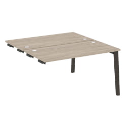 Стол-приставка двойной к опорным элементам ONIX WOOD OW.D.SPR-3.7 Дуб Аттик/Темный